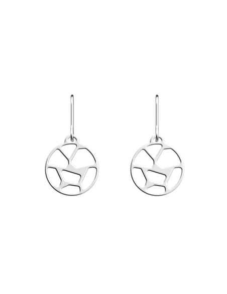 Boucles d'Oreilles Georgettes Dormeuses Girafe Finition Argent 70318921600