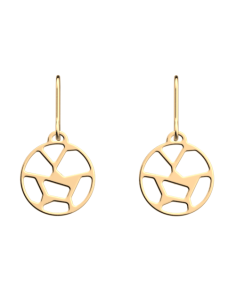 Boucles d'Oreilles Georgettes Dormeuses Girafe Finition Or 70318921900