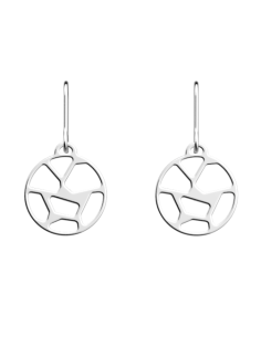 Boucles d'Oreilles Georgettes Dormeuses Girafe Finition Argent 70318921600