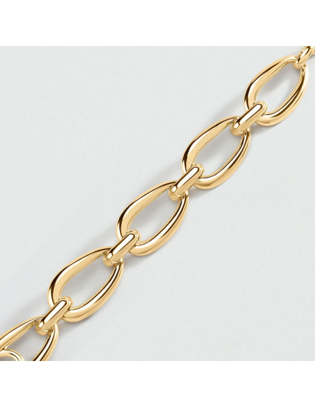 Bracelet Souple Abesses De Agatha En Laiton Doré