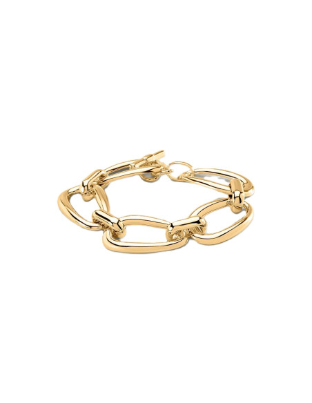 Bracelet Souple Abesses De Agatha En Laiton Doré