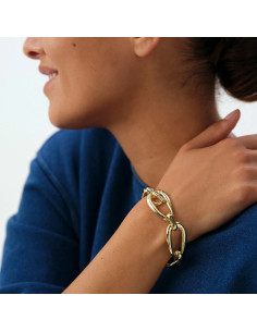 Bracelet Souple Abesses De Agatha En Laiton Doré 2