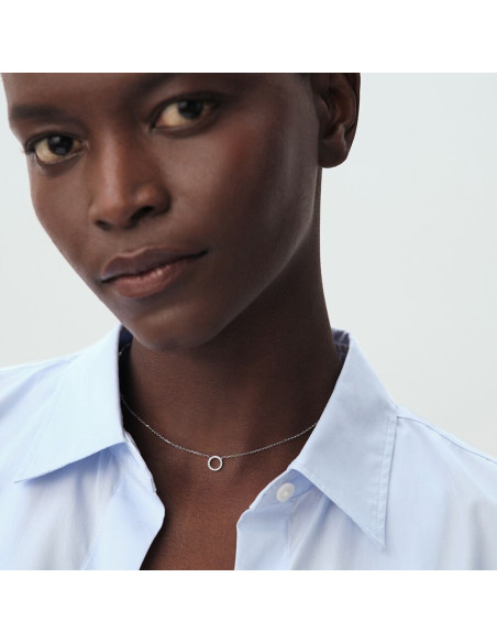Collier Ras Du Cou Rondou Agatha En Argent