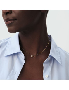 Collier Ras Du Cou Rondou Agatha En Plaqué Or 2