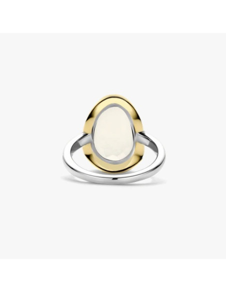 Bague Ti Sento En Plaqué Or Et Cristal