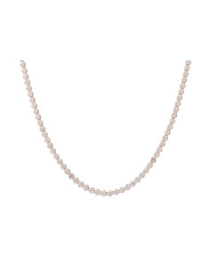 Collier Tennis Bronzallure Or Rose Et Zirconium