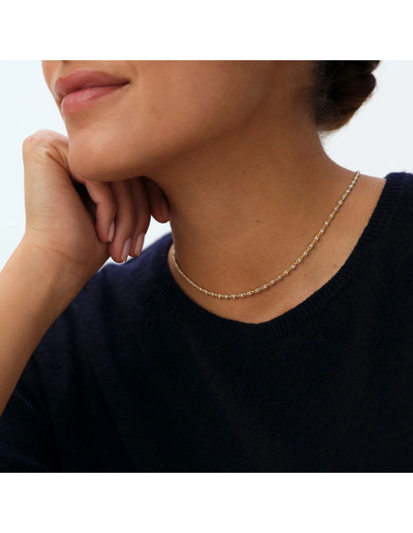 Collier Agatha Ras Du Cou Smarty Argenté