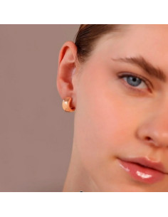 Créoles Or Rose Bronzallure 2