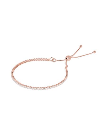 Bracelet Plaqué Or Rose Pavé Miss BRONZALLURE