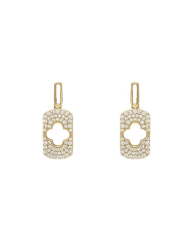 Boucles D'oreilles Trèfle Charles Garnier Collection Légende