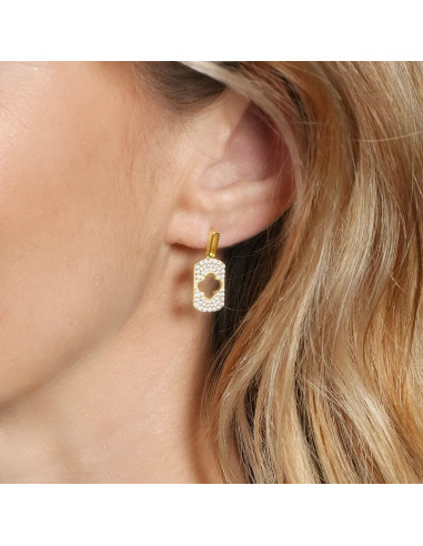 Boucles D'oreilles Trèfle Charles Garnier Collection Légende