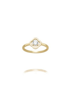 Bague Solitaire En Plaqué Or Charles Garnier Collection Légende