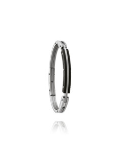 Bracelet Zeus De Jourdan En Acier Et Carbone