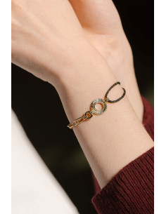 Bracelet Tesselle De Saunier En Plaqué Or 2