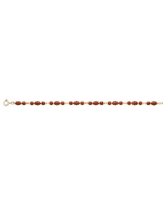 Bracelet Chroma De Saunier Laqué Bordeaux