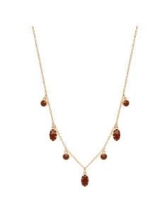 Collier Pampilles Chroma De Saunier Laqué Et Plaqué Or