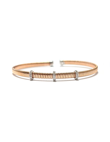 Bracelet Turbogas Argent Rose VALENZI  Et 3...