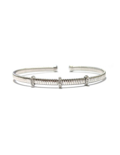 Bracelet Turbogas Argent VALENZI  Et 3 Elements Oxydes
