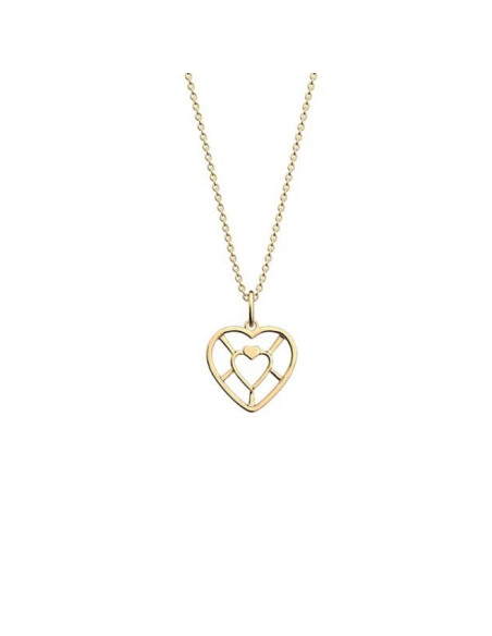 Collier Coeur Les Georgettes Et Son Cuir Réversible