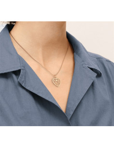Collier Coeur Les Georgettes Et Son Cuir Réversible 2