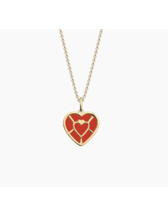 Collier Coeur Les Georgettes Et Son Cuir Réversible
