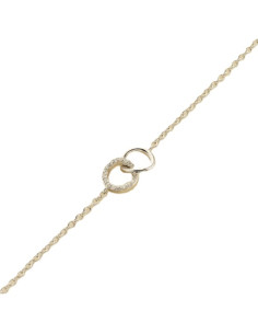 Bracelet Souple Rondou De AGATHA En Argent Et Oxydes