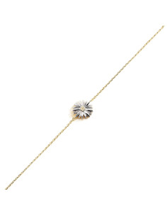 Bracelet Souple Blossom De AGATHA Doré Et Oxyde