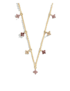 Collier Ras Du Cou Beloved De Agatha Doré Et Rose