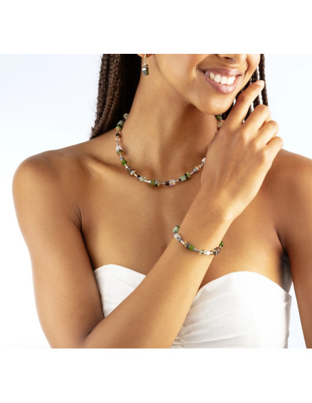 Collier Coeur De Lion Geocube Precious Forest Light