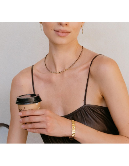 Collier Coeur De Lion Whisper Marron Olive