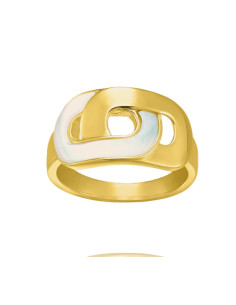 Bague Styles CHARLES GARNIER Bicolore Et Nacre AGF170223R