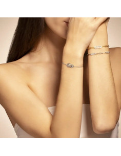 Bracelet Styles CHARLES GARNIER Deux Maillons Et Oxydes AGF170200B 2