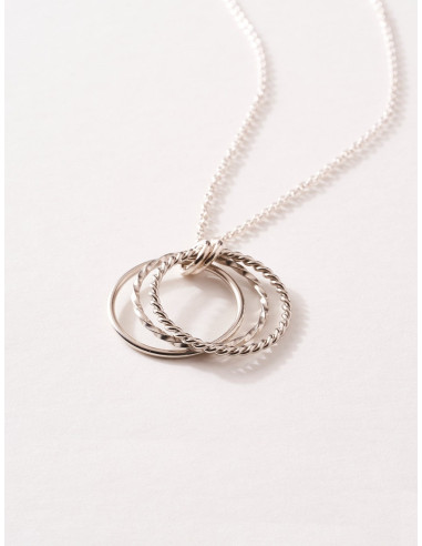 Collier Tango En Argent De Saunier