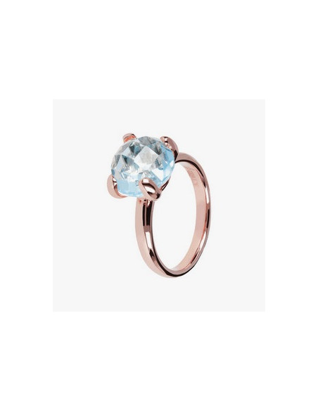 Bague Cocktail Moyenne BRONZALLURE En Topaze Bleue