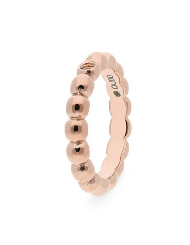 Bague Qudo En Acier Rosé Collection Veroli
