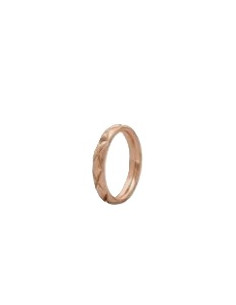Bague Qudo En Acier Rosé Collection Aversa