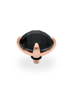 Seano Top 13mm QUDO Crystal Acier Rosé