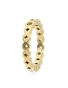 Bague Qudo En Acier Jaune Collection Melara