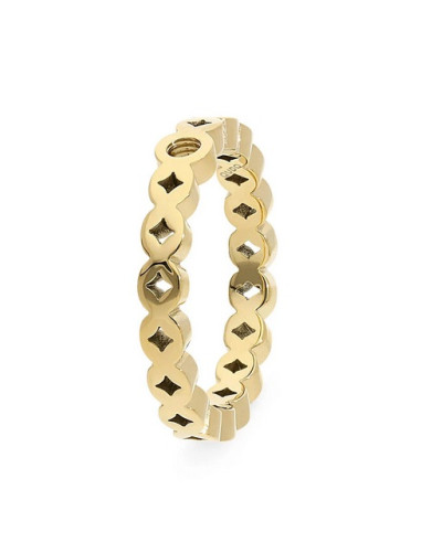 Bague Qudo En Acier Jaune Collection Melara