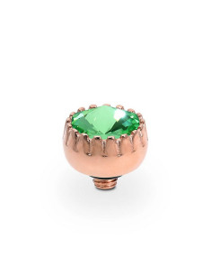 London Small Top 8mm QUDO Acier Rosé Chrysolite