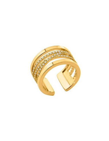 Bague Les Georgettes Modèle Précieuse Liens Finition Dorée