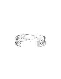 Bracelet _Manchette_ Les Georgettes_ Girafe_ Finition Argentée _14mm