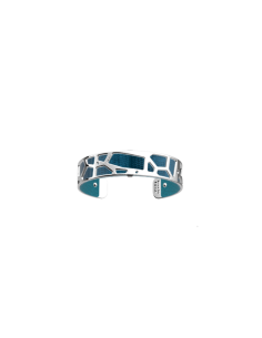 Bracelet _Manchette_ Les Georgettes_ Girafe_ Finition Argentée _14mm 2