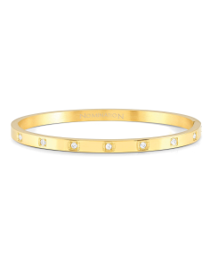 Bracelet Jonc Pretty Bangle Doré Nomination Et 7 Oxydes