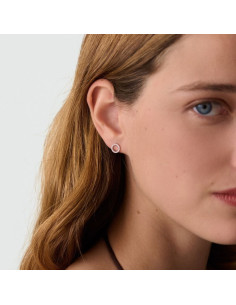 Boucles D'oreilles Rondou Agatha En Argent 2