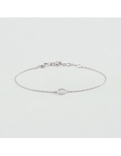 Bracelet Souple Rondou De Agatha En Argent