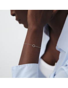 Bracelet Souple Rondou De Agatha En Argent 2