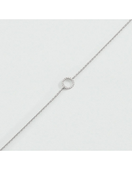 Bracelet Souple Rondou De Agatha En Argent