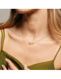 Collier Maillons Bicolore Charles Garnier En Argent... 2