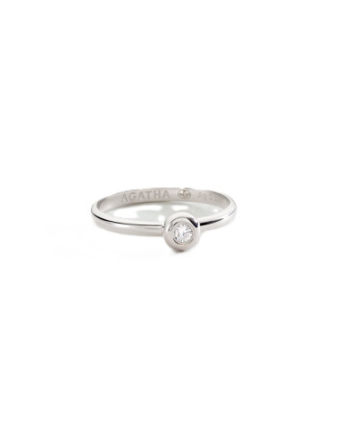 Bague Fine Agatha Odéon En Argent
